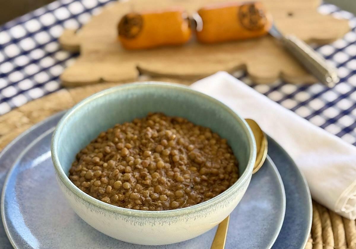 Lentejas con chorizo de Teror Los Nueces: una receta inolvidable