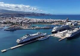 El Puerto de La Luz cierra un 2025 histórico con máximos en tráfico, contenedores y cruceros