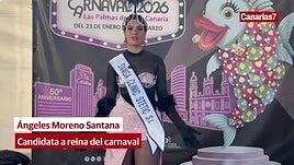 Ángeles Moreno Santana, candidata a reina del carnaval