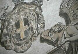 Pintan un ángel con el rostro de Meloni en la polémica restauración de una basílica en Roma