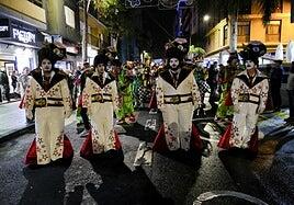 Santa Catalina celebra 50 años de murgas en el carnaval de Las Palmas de Gran Canaria