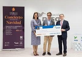 La OFGC y Disa entregan 40.563,32 euros a la Fundación ECCA Social