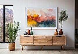 ¿Cuadro o tele? Los trucos de interiorista para camuflar las pantallas sin perder estilo