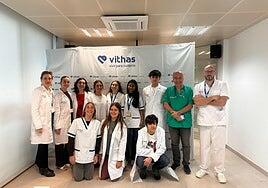 Vithas Las Palmas muestra su día a día a 10 escolares durante cinco días