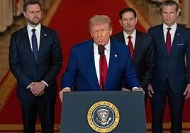 Trump ve a Irán con «ganas» de sellar un acuerdo nuclear pero no se fía y amenaza con aranceles