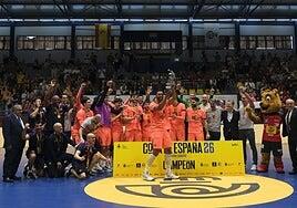 Telde contempla la coronación del Barça