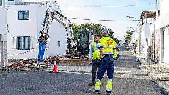 Se retoma la mejora de las calles de Tinasoria