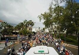 Cortes de tráfico durante el primer fin de semana grande del carnaval de Las Palmas de Gran Canaria