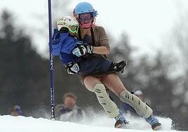 Madre, hijo y espíritu olímpico