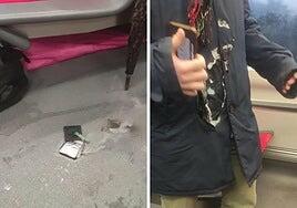 Desalojan un metro en Vizcaya tras la explosión de la batería de un móvil