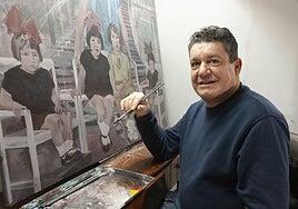Ernesto García, el pintor que llenó de vida las paredes de Agüimes