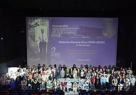 Homenaje al catedrático Roberto Moreno en la apertura del congreso internacional Eurocast