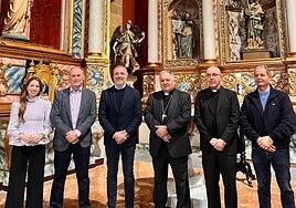 La basílica del Pino culmina la restauración del retablo del Sagrado Corazón de Jesús