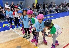 Los III Juegos Escolares de Patinaje se celebran, con récord de participación, en el Gran Canaria Arena