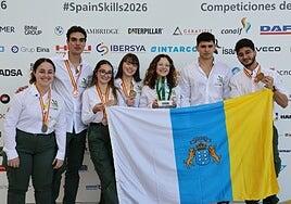 Canarias hace historia en la FP: siete medallas en SpainSkills y billete al Mundial de Shanghái
