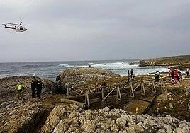 Cinco estudiantes mueren al hundirse una pasarela en El Bocal de Santander y se busca a otra persona