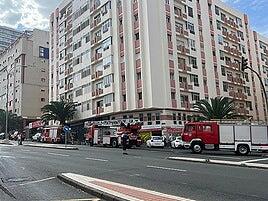 Un joven de 19 años detenido tras provocar un incendio en un garaje de Escaleritas