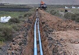 Nueva red de riego y abasto entre Soo y El Cuchillo