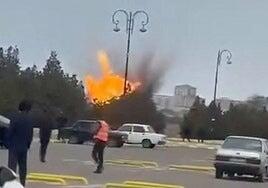 Azerbaiyán exige explicaciones a Irán tras el impacto de un dron en su territorio