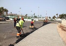 Adjudicado el arreglo de la calle del centro de salud de Playa Blanca
