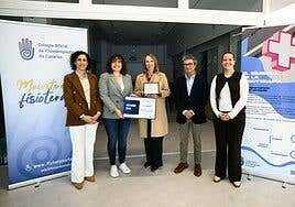 El Colegio Oficial de Fisioterapeutas de Canarias otorga su Galardón 2025 al Cabildo de Tenerife por su compromiso con la fisioterapia