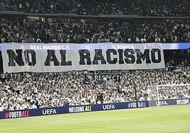 La UEFA sanciona al Real Madrid con un cierre parcial del Bernabéu por racismo
