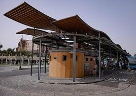 Una inversión de 169.000 euros ampliará la parada preferente en Maspalomas