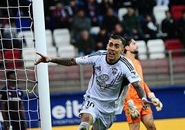 Jefté quiere morder y celebrar un gol ante la UD que ama: «Lo celebraría sin faltar al respeto, me debo al Albacete»