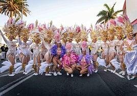 La cabalgata del carnaval de Vecindario, en imágenes