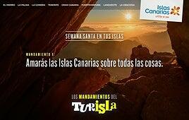 El «evangelio de la tumbona» llama a los canarios a pasar vacaciones en Canarias: «Amarás las islas sobre todas las cosas»