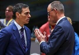 Sánchez da por zanjado el desencuentro con Merz: «Lo importante es que explicó en privado a Trump la solidaridad europea»