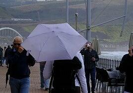 La lluvia de la borrasca Therese también llega a Las Palmas de Gran Canaria