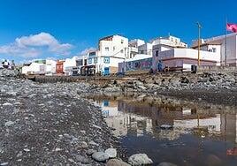 Numerosos incidentes en Santa Lucía con desprendimientos, cortes de carreteras e inundaciones