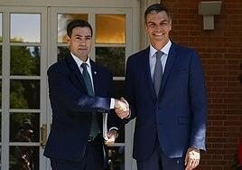 Sánchez y Pradales se reunirán este viernes en la Moncloa para cerrar nuevos traspasos