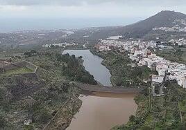 La presa Pinto 1 se encuentra llena pero la Heredad de Arucas y Firgas niega que haya riesgo