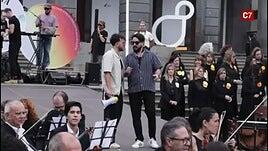 ‘La Musicleta’ convirtió la plaza de Santa Ana en el epicentro de una producción musical