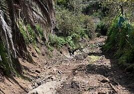 El Ayuntamiento de Valsequillo advierte del riesgo del contacto con aguas de barrancos tras los daños de «Therese»