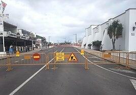 Obras en la avenida de Papagayo, en marcha