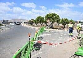 Obras para mejorar los accesos en Altavista