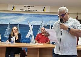 Manuel Farías, nuevo presidente de la Federación de Vela Latina Canaria de Botes