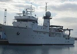 De crear videojuegos a la investigación marina: Gabe Newell convierte un buque militar de EE UU en laboratorio submarino en el Puerto de Las Palmas