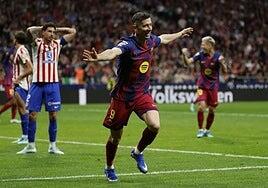 El Barça da un golpe a la Liga en el Metropolitano