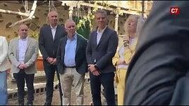 Ángel Víctor Torres visita el Cuartel de El Colmenar, en Valsequillo