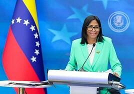Delcy Rodríguez convoca una «peregrinación» para exigir el fin de las sanciones contra Venezuela