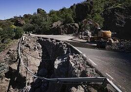 El arreglo de 21 carreteras dañadas por Therese en Gran Canaria ya es de emergencia