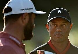 El cariñoso mensaje de Rahm a Tiger Woods y la anécdota sobre la leyenda del golf de la que no da crédito