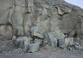 La borrasca Therese provocó un desprendimiento en parte del cantil entre Arguineguín y Patalavaca