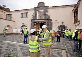 Visita a las obras de remodelación del Museo Néstor, en imágenes