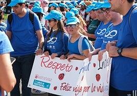 Paseo por la sensibilización para «un feliz viaje por la vida»