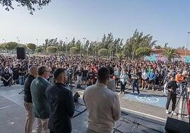 El XXX Encuentro de Educación Secundaria reúne a más de 2.500 estudiantes en Vecindario